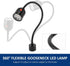 Deeffe Magnetic Work Light, LED Machine Light with Flexible Gooseneck and Magnetic Base, Shop Tool Lamp for Lathe, Work