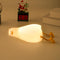 UNEEDE Lying Flat Duck Lamp, 3 Level Dimmable Rechargeable Silicone Night Light,
