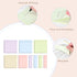 BAYTORY 6 Pads Pastel Sticky Notes, 3 x 3 Inch, 3 x 2 Inch, Colorful Self-Stick Notes for Office School Home Study