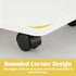 Wopgrty 2 4 Pcs Under Desk Printer Stand with Caster Wheels, White Movable Printer, White Rolling Plant Rack Tray
