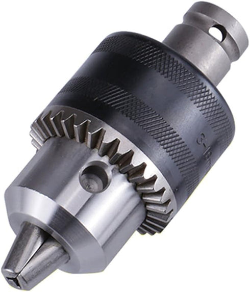 Yakamoz 1.5-13mm Key Drill Chuck - Air Impact Wrench Converter Tool with 1/2 Inch Socket Adapter