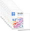 WAEFNO 10 Pack Acrylic Sign Stand 8.5 X 11, Vertical T-Shape Clear Plastic