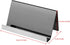 Maxdot 2 Pack Stainless Steel Business Card Holders, Desktop Credit Name Card Display Organizer for Office Home (Black)