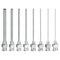 PATIKIL 8Pcs 10/12/14/16/18/20/22/24Ga x 1.5 Inch Stainless Steel Dispensing Needle Tips for Thick Glue Ink Lab