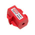 Wisamic Polypropylene Plug Lockout Tagout, 2 x 3-1/2 inch with 2 Locking Holes for 110-125V Plugs