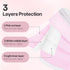 50Pcs 3 DR.MOXA Pink Disposable Medical Face Masks, Layers Safety Mask for Adults Teenagers Daily Use