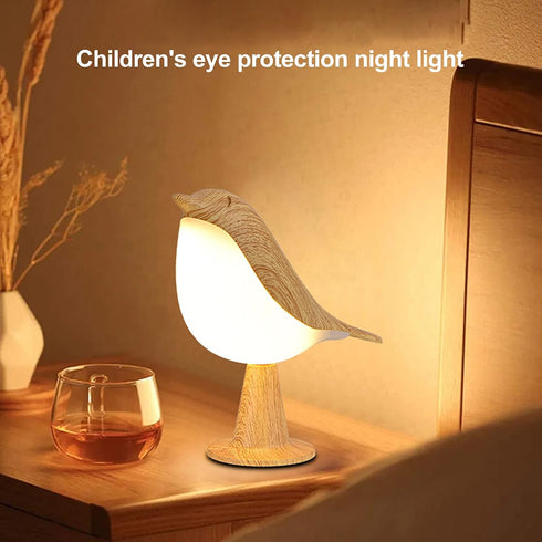 3 Dimmable Bedside Touch Control Table Lamp Aroma Lamps Cute Bird Shaped Led Bedside Desk Lamp with USB Charging Port