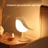 3 Dimmable Bedside Touch Control Table Lamp Aroma Lamps Cute Bird Shaped Led Bedside Desk Lamp with USB Charging Port