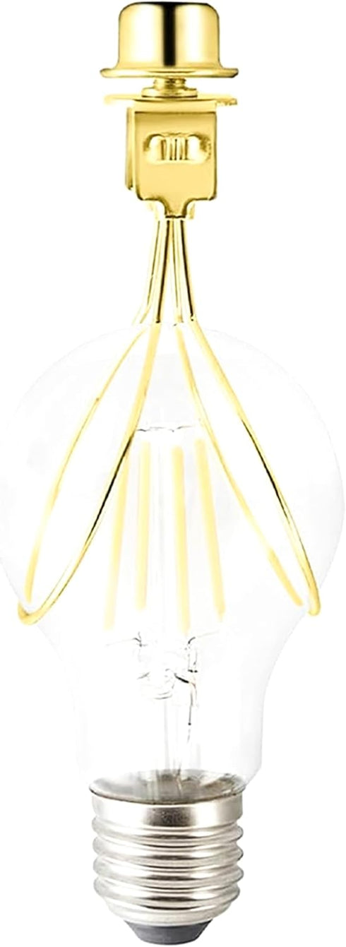 4.2" Bulb Adapte(1 (H:4.2" W2.1") GO&SO Small Clip On Lamp Holder,Lamp Shade Light Clip Pc,Gold),Lamp Finials