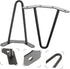 2pcs NUOBESTY Stylish Desk Leg Height Hairpin Table Leg for DIY Replacement for Kitchen Dining Tv Stand