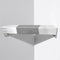 LIWEIKE Brushed Nickel Shower Foot Rest Bar Wall Mount Shower Stool for