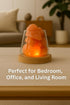 Mystic Romance Himalayan Salt Lamp Rechargeable, Pink Himalayan Salt Crystal Lamp in Glass, Color Changing Cordless