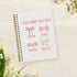 Pink Bow Coquette Notebook, God Says You are Christian Journal for Women, Bible Journaling Notebook