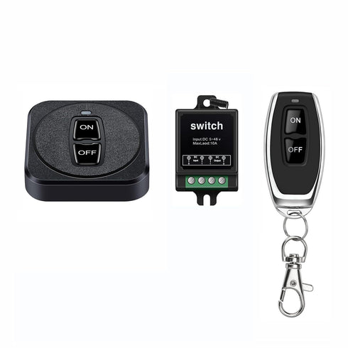Mini12v Remote Control Switch,12v Wireless Remote Switch with10a Relay, DC 5v 6v