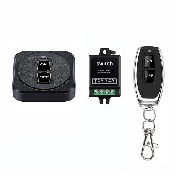 Mini12v Remote Control Switch,12v Wireless Remote Switch with10a Relay, DC 5v 6v