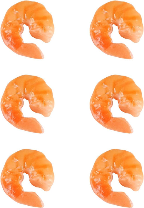 Kangnice Highly Detailed Polystyrene Shrimp Stay for Restaurant Presentation Food Formatting and Gastronomic Education