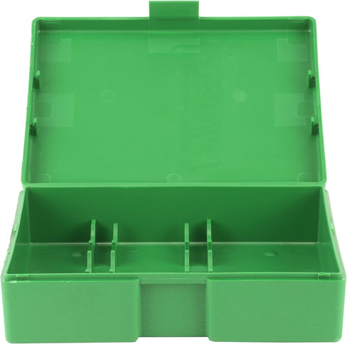 Green RCBS Die Storage Box for Organizing Tools