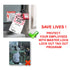Master Lock 488 Electrical Plug Lockout - Lockout Tagout, 220-550 Volts