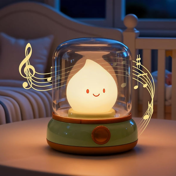 WANIDEA Chibi Flame Lamp, Sleep White Noise Machine Night Light,Waterproof Shower Lamp5