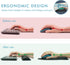 Set (2 Pack) VAGAU Premium Keyboard Wrist Rest and Mouse Pad Wrist Support, Ergonomic Memory Foam for Office, Laptop