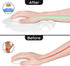 JIKIOU Cloud Wrist Rest Mousepad with Leather Surface, Memory Foam, Non-Slip PU Base for Home Office Laptop Mac