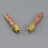 57Y10 3/8-24 9 17 24 Pack 2 RIVERWELD TIG Torch Front Current Nipple Connector Fitting Accessories of Gas & Power Cable