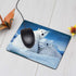 Cute Polar Bear Gaming Mousepad, Polar Bear Family Blue Sky Mouse Pad for Computer Desk, Laptop Office, 9.5 X 7.9 Inch