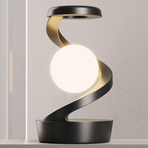 SUNGOOYUE Levitation Table Lamp, Smart Control Night Light Rotating Floating RGB Color Changing Desk Lamp for Room