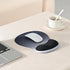 EooCoo Ergonomic Mouse Pad with Gel Wrist Rest Support Middle Concave Design, Relieve Wrist Pain Mousepad, Non-Slip