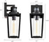 13.75 Edvivi Outdoor Wall Lights Exterior, Dusk to Dawn Motion Sensor Outdoor Lighting Fixture, Matte Black Waterproof
