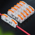 100PCS Inline Wire Connectors, 1 to 1 Electrical Lever Wire Connectors for Quick Wiring 28-12 AWG Reusable