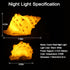 Conch Shell Night Light-Battery Powered LED Night Light for Kids Room, Auto Off Timer, Adults Bedroom Decor Nautical