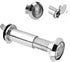 Zinc Alloy Door Viewer Peephole, 220 Degree Heavy Duty Privacy Cover with Wide Viewing Angle for Home Office Satin