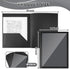 Teling 48 Pcs Plastic Folders with Front Clear Pocket and Business Card Holder, Heavy Duty 2 Pocket Letter Size Folders