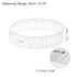 Film Flexible Ruler 16 Inch 0.1mm Scale PET Plastic Covered Folding Straight Ruler Calibration Soft Ruler Measuring Tool for Factory, Transparent