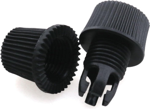 HJGarden 20-Pack Black Plastic Cord Lock Buckles for Dining Chandelier Lamps