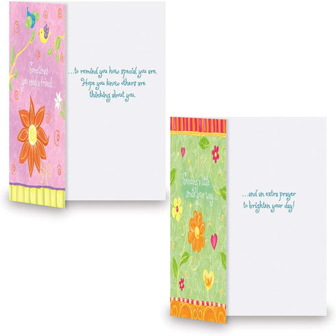 Thinking of You Religious Greeting Cards Value Pack - Set of 8, 5" x 7" Cards