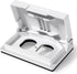 ELEGRP Horizontal Outdoor Cover for Duplex Receptacles, Weatherproof Wall Plate, 1-Gang, White