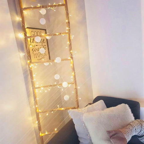 33 80 String Lights Battery Operated - FT LED Outdoor Indoor Fairy Lights, Waterproof Twinkle Christmas Light