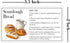 Besttile 50 2x3.5 Inches PCS Sourdough Bread Care Instruction Cards Essential Tips for Preserving Freshness