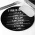 Custom 7 Rules of Life Motivational Quotes Round Mouse Pad, Inspirational Quote About Life, 7.9 x 7.9 x 0.12 Inch