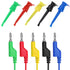 Sumnacon 39 Inch Multimeter Test Lead Set - 5 Pcs Wire Cable Kit with Protective, Flexible Test Hook Leads for 500V/5A