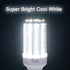 2-Pack E26 Standard Base LED Corn Light Bulb, 30W (200W Equivalent), 6500K Daylight for Garage, 85V-265V