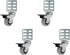 Shepherd Hardware 8126E Swivel Corner Caster, Gray