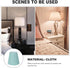 Bulb Bulbs 5X5X3 Inch Uonlytech Cloth Lamp Shade Clip On Cloth Lampshade Protector Lamp Cover Chandelier Candelabra