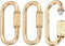 MECCANIXITY Chain Connectors, 4mm Thick Quick Link Screw Lock Oval Clips for