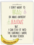 NobleWorks Jumbo Funny Birthday Greeting Card 8.5 x 11 Inch with Envelope (1 Pack) - Oversize Jumbo Bday High School
