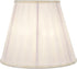 Aspen Creative 33112-2B 3" 5" 4-1/4" 2 Pack Small Pleated Empire Shape Chandelier Clip-On Lamp Shade, White, Top x