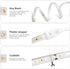16.4ft 600 6500K 110V AIMENGTE Outdoor LED Strip Lights Waterproof, LEDs, Cool White Rope Light for Bedroom, Kitchen