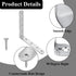 Wopanxye 12 Pack 20 125 mm Angle Corner Brackets for Shelf, x Stainless Steel Brace, Right Angle L-Shaped Sheet
